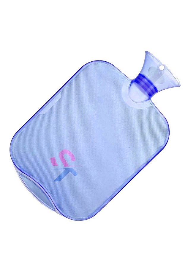 Skytone Transparent Silicone Hot Water Bag For Pain Relief (Blue) - Image 3