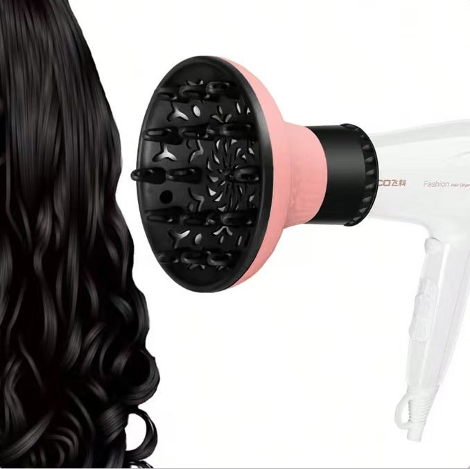 Internet Celebrity Hair Dryer Large Hood Universal Universal Curly Hair Perm Drying Cover Shaping Modeling Wind Cover Air Nozzle Interface - Image 1