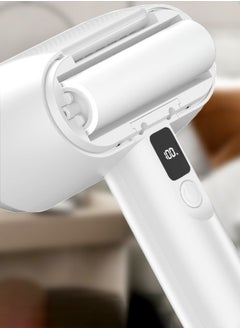Joshberg Fabric Shaver Lint Remover USB Rechargable for Clothes Sofa Toys Sweater with a Hidden Lint Roller,17.2*12.7*7.9cm White  - Image 4