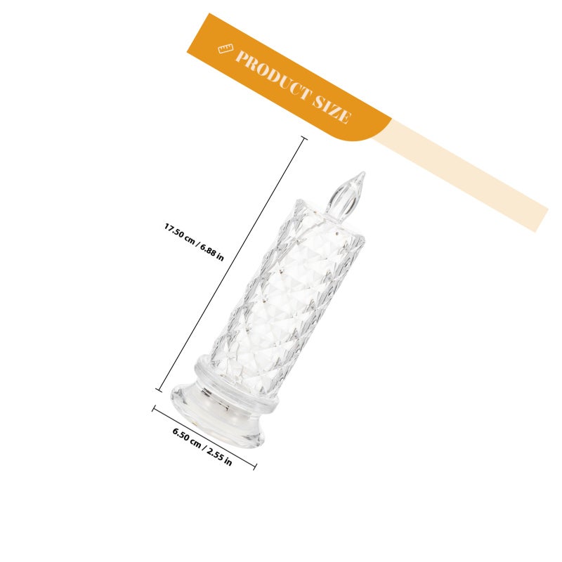 2pcs Electric Candle Light Adornment Party Candle Lamp for Decor - Image 2