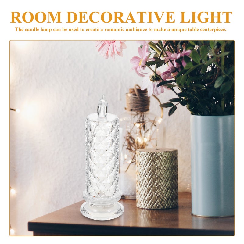 2pcs Electric Candle Light Adornment Party Candle Lamp for Decor - Image 5