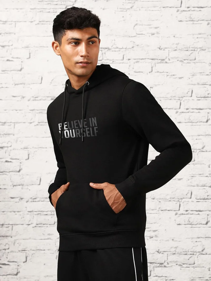 نوبيرو Black Fleece Hoodie for Men