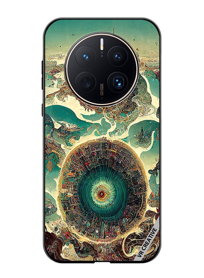 VR CREATIVE Protective Case Cover For Huawei Mate 50 Pro Surreal City Design Multicolour - Image 1