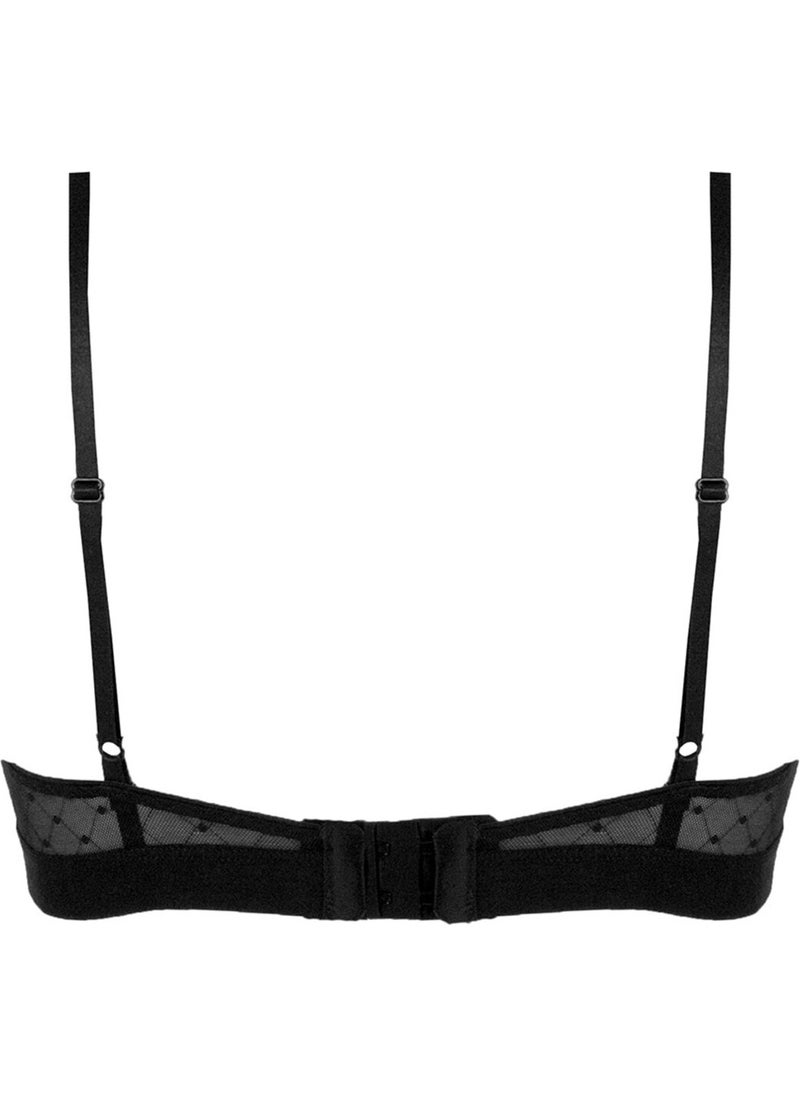 Magic Form 1795 Women's Non-Sponge and Non-Wireless Bra-Black  - Image 2