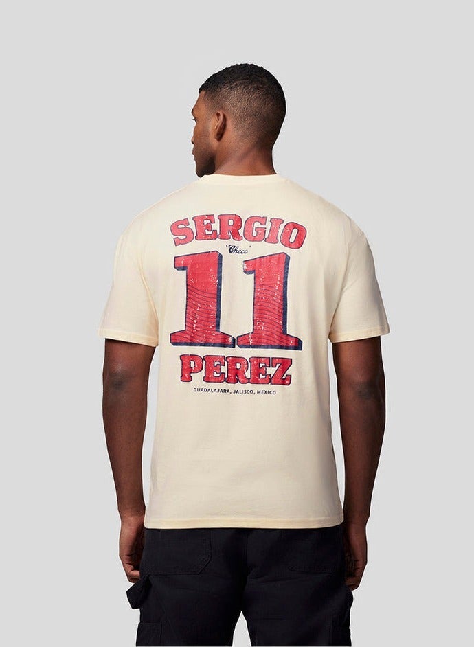 Red Bull Racing F1 Sergio Checo Perez Vintage Oversized T-Shirt - Image 4