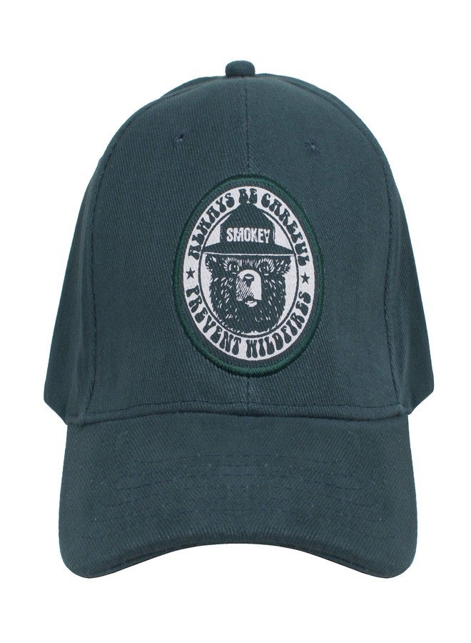 Tee Luv Smokey Bear Hat - Prevent Wildfires Smokey Bear Baseball Cap (Forest Green) - Image 2