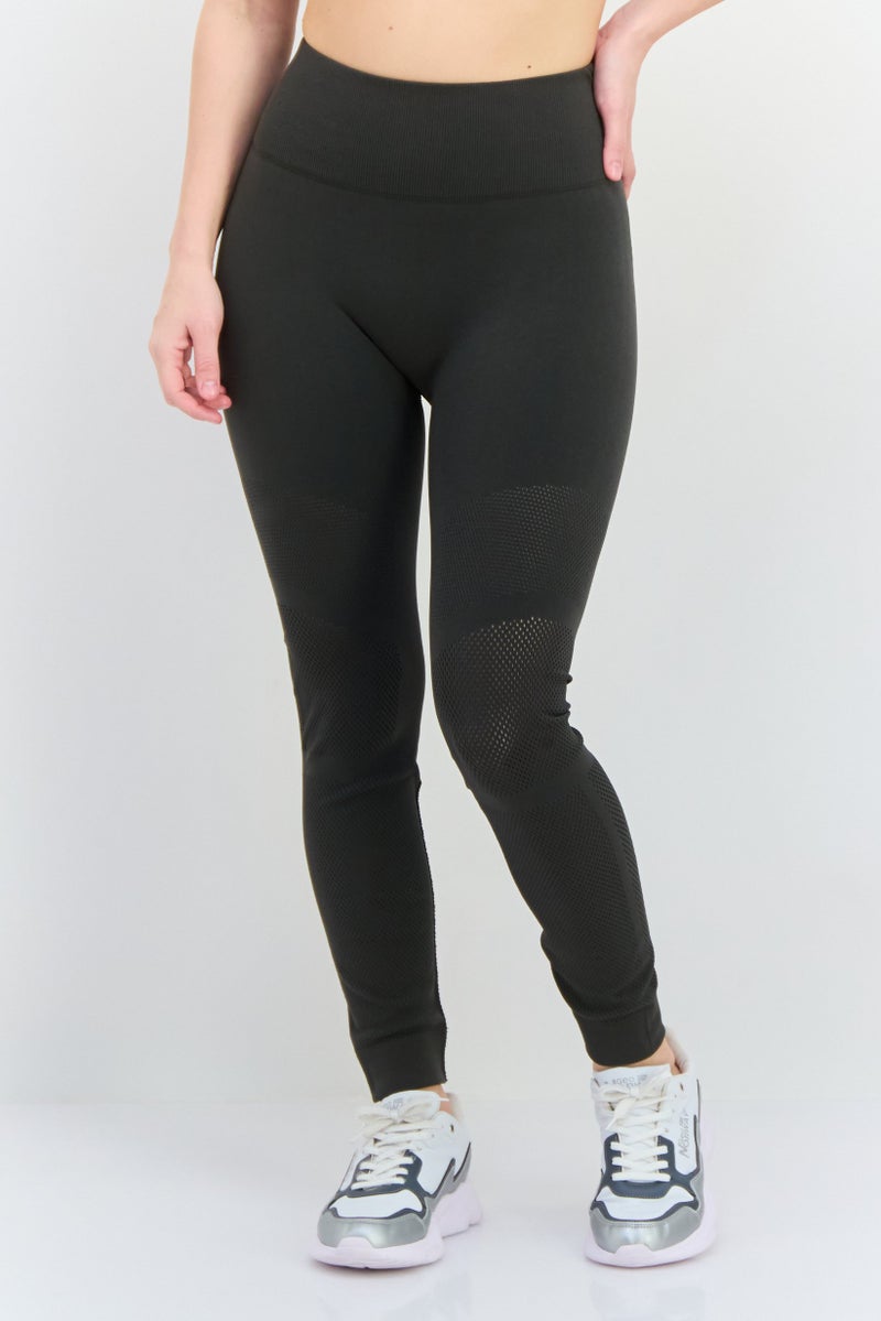 Adidas Women Sportswear Fit Training Leggings, Dark Olive - Image 1