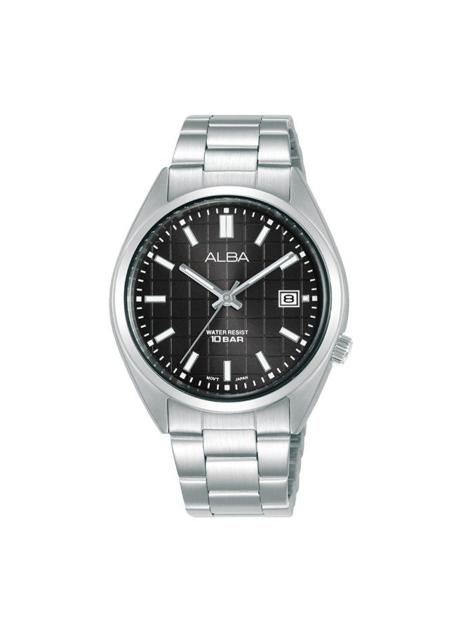 ألبا ساعة يد من  الفولاذ المقاوم للصدأ بعقارب AG8M33X1