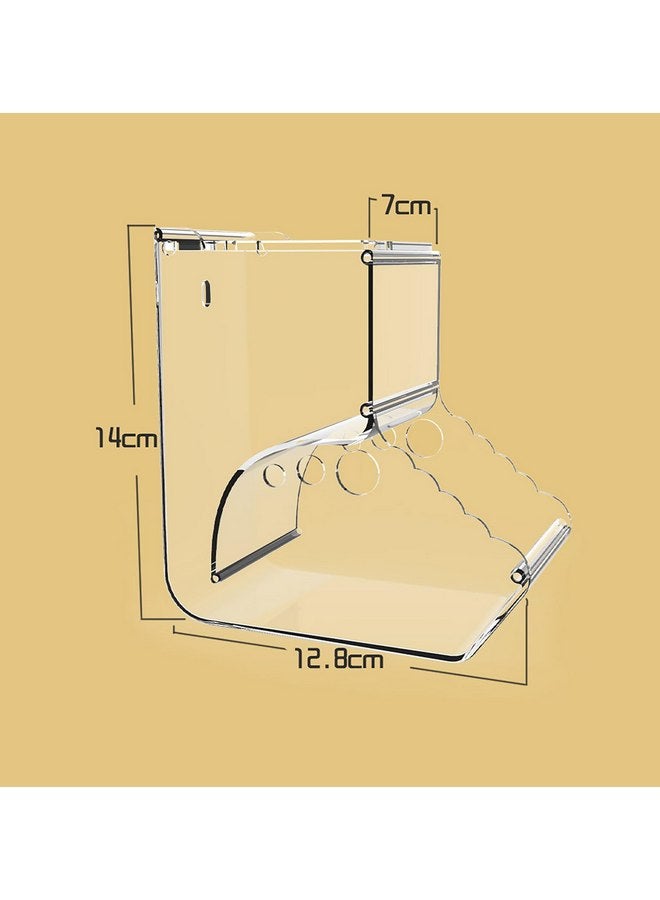BenePoint Automatic Hamster Feeder, Clear Acrylic Automatic Pet Feeder Pet Food Dispenser, Hamster Food Bowl Guinea Pig Food Dispenser for Small Animal Feeding & Watering Supplies (L) - Image 2