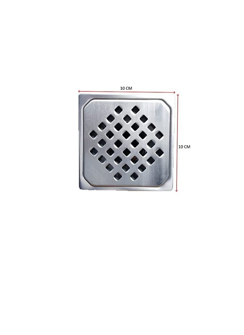 Sundex - Sundex SD1020 Stainless Steel Floor Strainer Bathroom Water Drain Trap - Image 1