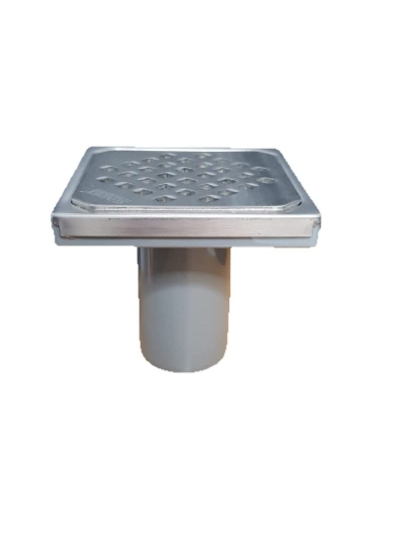Sundex - Sundex SD1020 Stainless Steel Floor Strainer Bathroom Water Drain Trap - Image 1