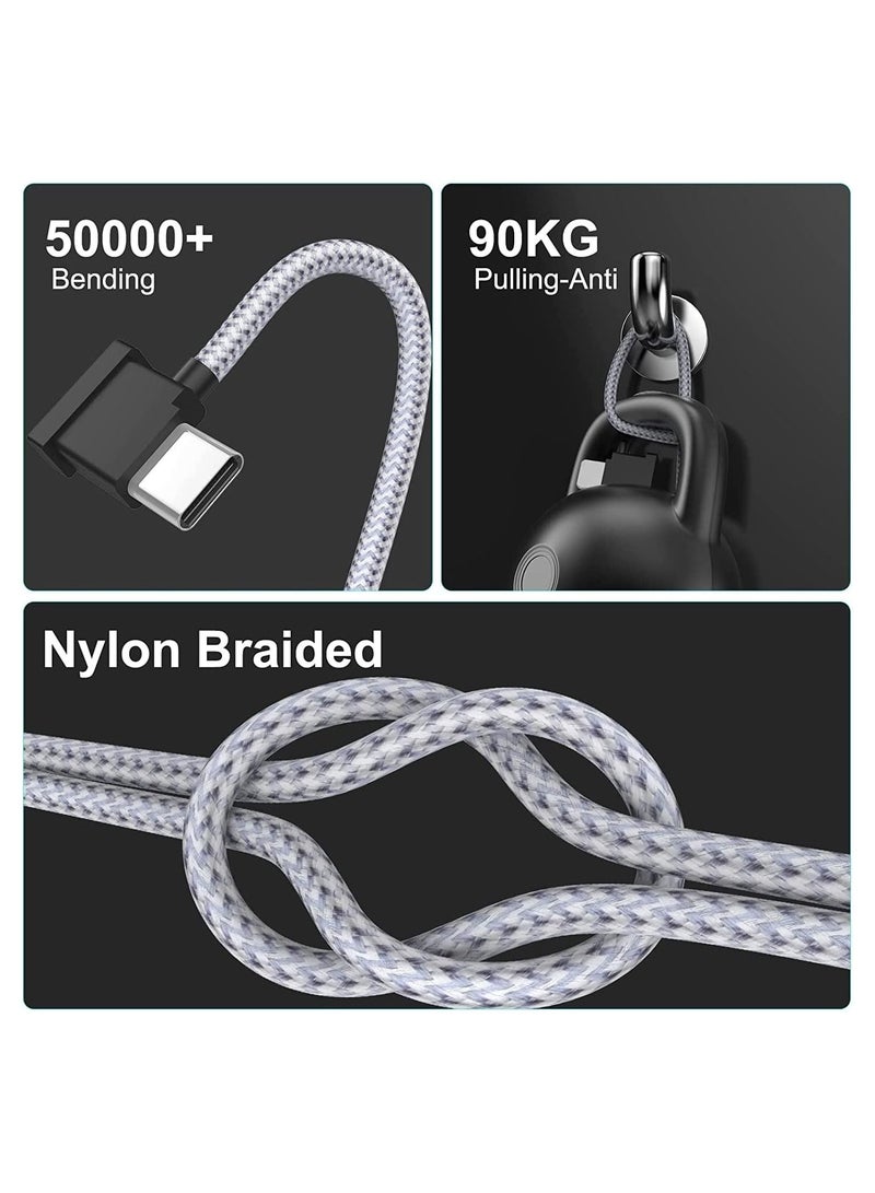 Y&D Micro USB-Type C 0.5FT/15CM Phone Charge+Data Remote Controller Cable,for DJI Mavic Air,Mavic Pro/2 Pro Zoom,Mavic Platinum,Sprak,Drone Accessories Nylon Braided OTG Adapter (USB-C Connector)  - Image 5