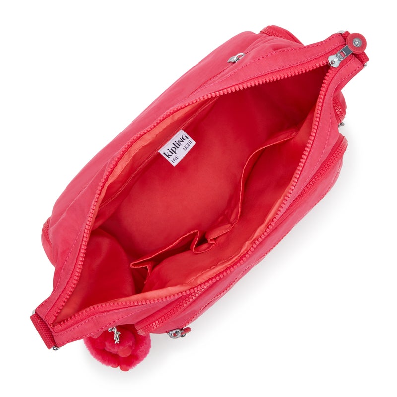 كيبلينغ جابي، حقيبة كروس بودي نسائية كبيرة - وردي ريزورت - Image 3