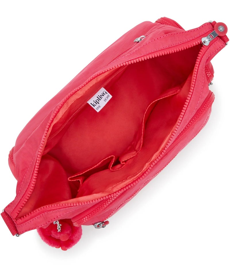 كيبلينغ جابي، حقيبة كروس بودي نسائية كبيرة - وردي ريزورت - Image 3