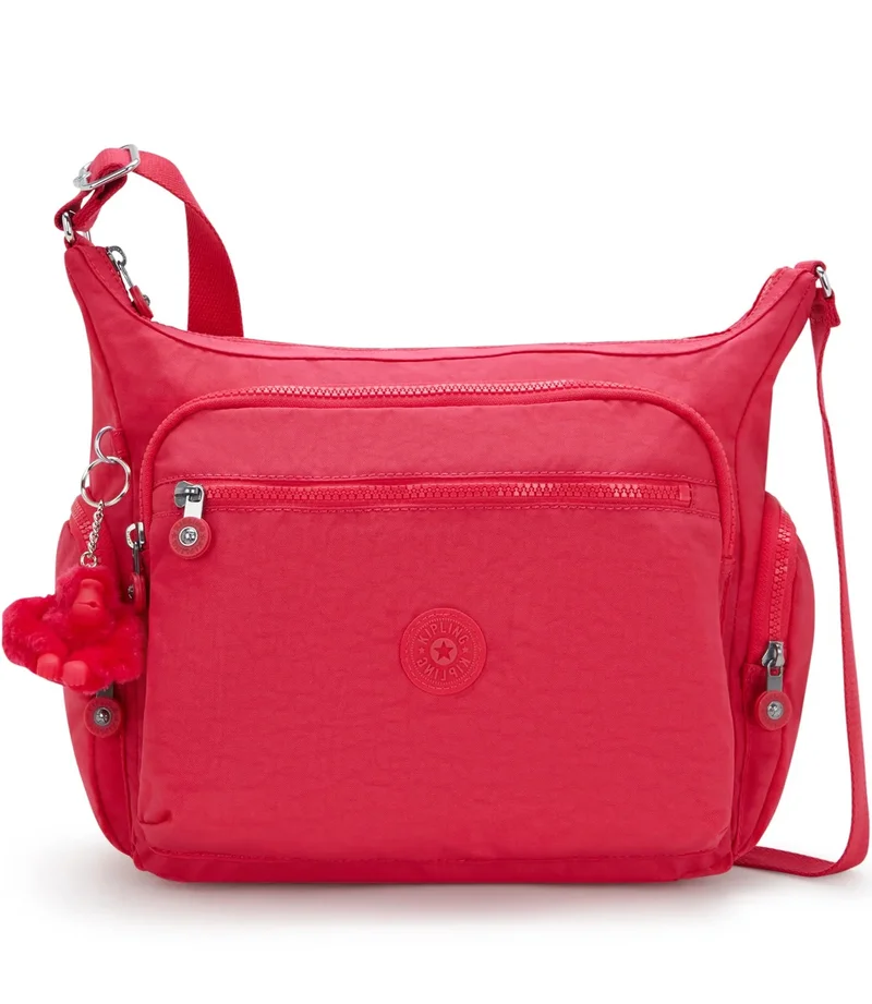 كيبلينغ جابي، حقيبة كروس بودي نسائية كبيرة - وردي ريزورت