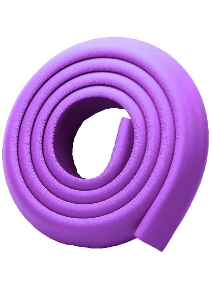 ليمتليس واقي حافة سلامة الطفل من هايدرون، شريط واقي حافة الطاولة للأطفال، إسفنج مقاوم للأطفال لحواف الأثاث، مجموعة وسائد لحماية الطفل - 2 متر (أرجواني)