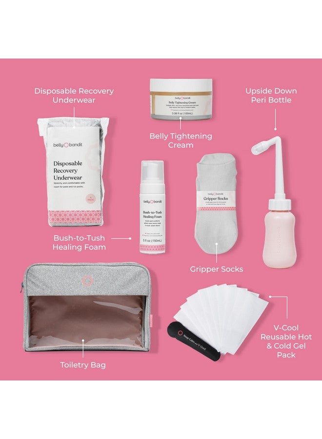 BELLY BANDIT Belly Bandit Postpartum Essentials Kit for Mom - Complete Postpartum Care Set with Peri Bottle, Healing Foam, Hot & Cold Gel Pack, Recovery Underwear & More - Post Pregnancy Recovery Kit - Image 2