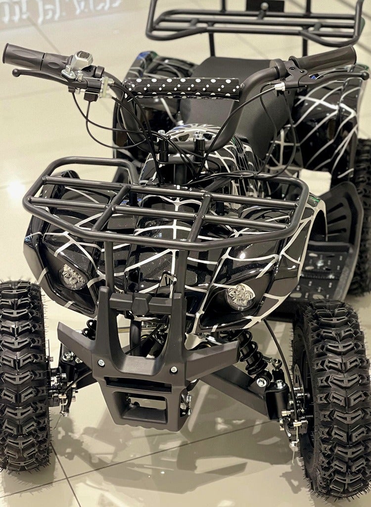 كروني دراجة ريد سبايدر الكهربائية رباعية الدفع مع ترس خلفي وسرعتين - محرك ٥٠٠ واط | بطارية ٣٦ فولت/١٢ أمبير/ساعة (مدى ١٥-١٨ كم) | سرعة قصوى ٢٢ كم/ساعة | فرامل قرصية أمامية/خلفية ونظام تعليق | سعة ١٠٠ كجم | مصابيح LED | ضمان لمدة عام JL025-01 - Image 5