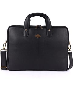 LAVERI LEATHER LAVERI Laptop Bag for Men - Leather Messenger Bag for Office - Fits up to 15 Inch Laptop - Shoulder Bag with Multiple Compartments - Executive Leather Bag for Work/Travel/Casual  - 2817  - Image 5