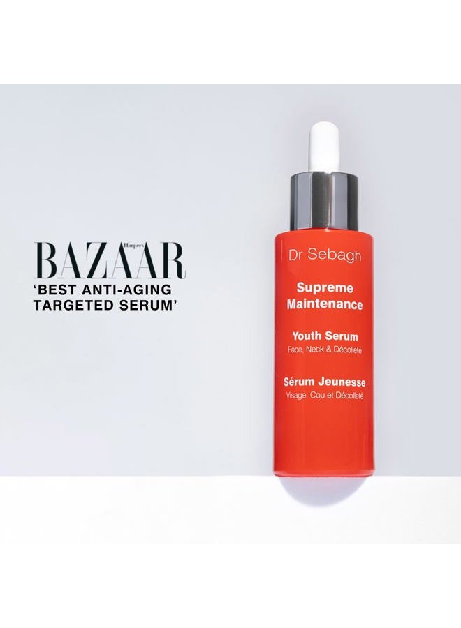 Dr. Sebagh Suprême Maintenance Youth Serum - Rejuvenating Formula | High Concentration Actives | Antioxidant-Rich Anti-Aging Serum for Face, Neck & Décolleté - 30 ml - Image 5
