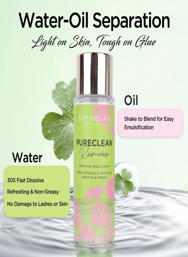 BEPHOLAN Cluster Lash Glue Remover 60ml, DIY Eyelash Extension Remover, Bond & Seal Adhesive Professional & Self Use, for Sensitive Eyes, Eye Makeup & Mascara Remover - Image 3