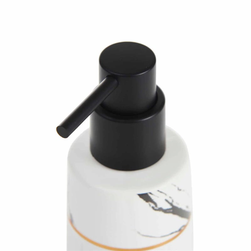 Skywalk Modern Style Ceramic Liquid Soap Dispenser for Bathroom & Kitchen (250 ml)(White) SWKA-1305WH - Image 4