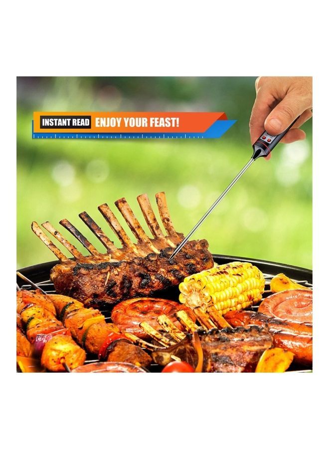 نيبمينينت مقياس حرارة رقمي إلكتروني أسود/ فضي/ أحمر 85سنتيمتر - Image 5