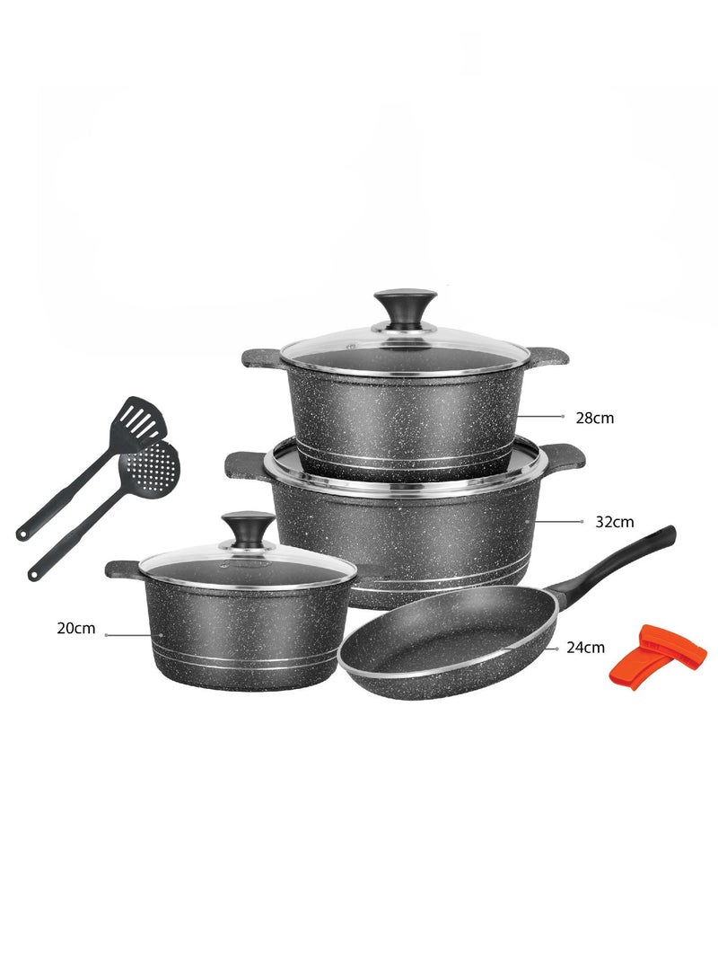 سونكس طقم قدور مع طاوة سونكس  11 قطع - Image 1