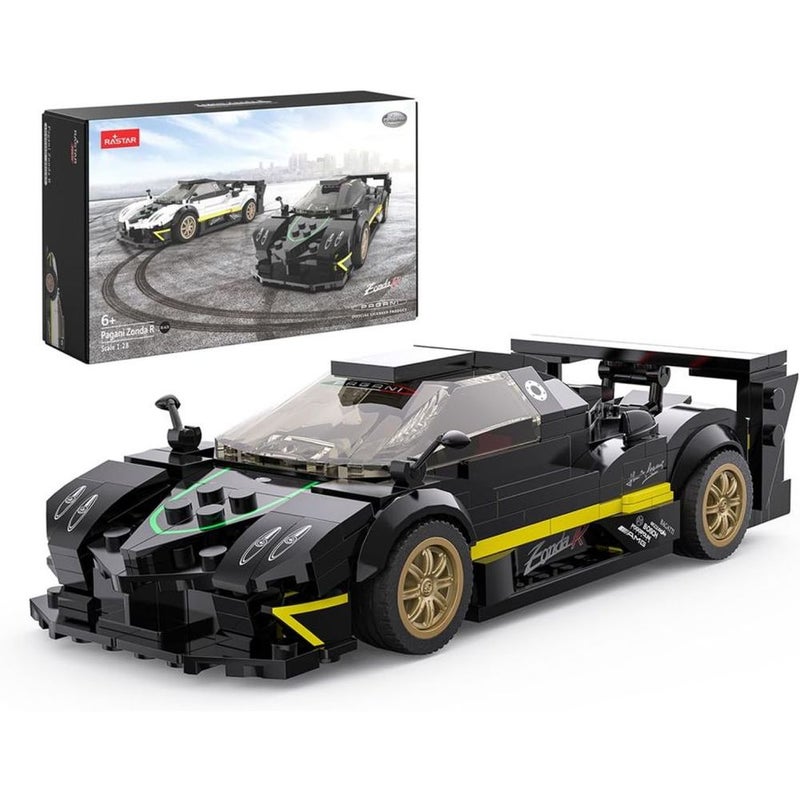Rastar - Pagani Zonda R Bricks And Assemble car 1:28 387 Pieces - 93900-B - Image 1