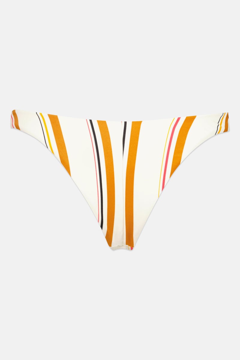 Billabong Women One Piece Stripe Bikini Panty, Multicolor - Image 2