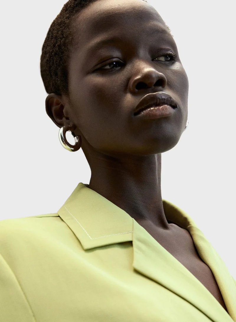 MANGO Button Detail Playsuit