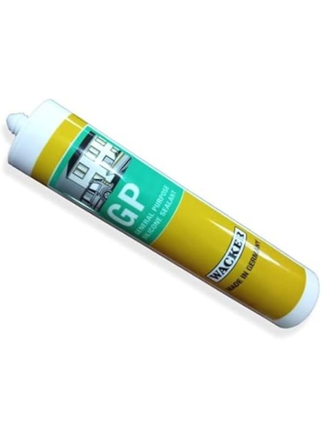 WACKER GP General Purpose Silicone Sealant 280ml, Beige - Image 1