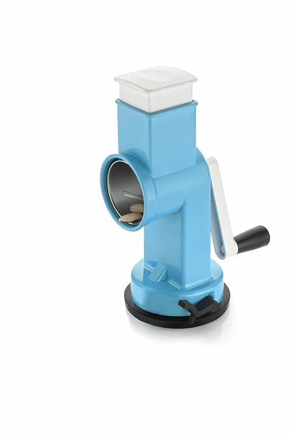 SEYROLIN Badam Slicer Potato Slicer Onion Slicer Vegetable Shredder Nut Grinder Stainless Steel Round Blades - Image 1