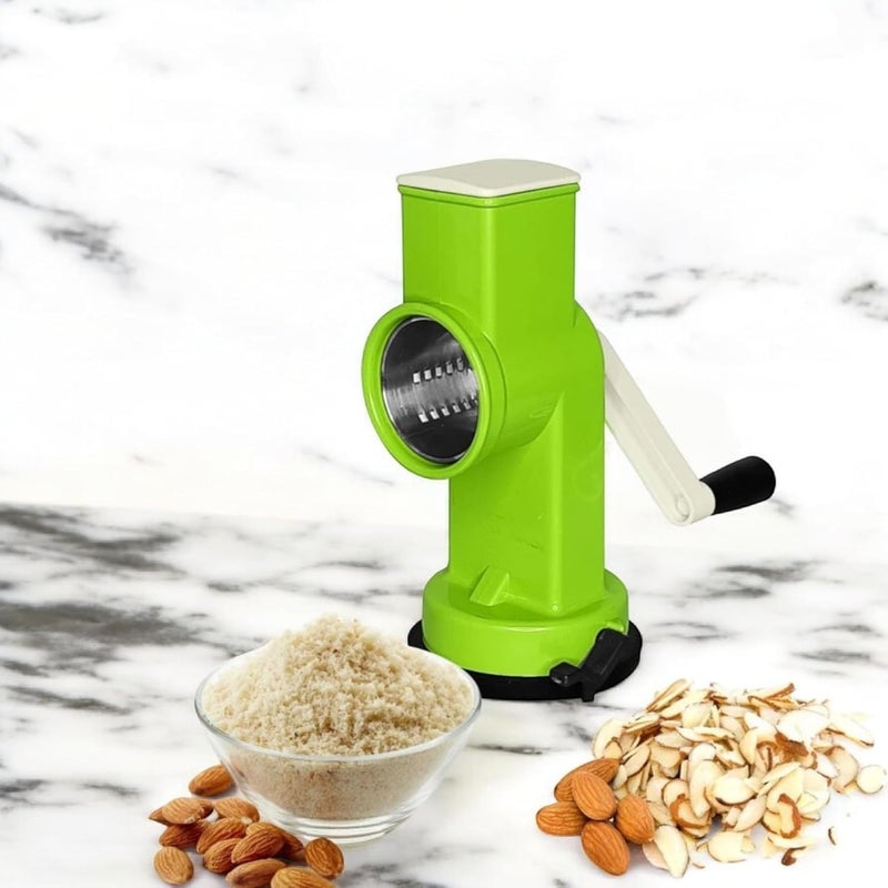 SEYROLIN Badam Slicer Potato Slicer Onion Slicer Vegetable Shredder Nut Grinder Stainless Steel Round Blades - Image 5