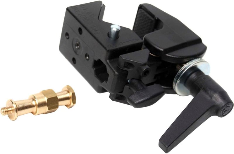 Manfrotto 035RL Super Clamp with 2908 Standard Stud - Black - Image 1