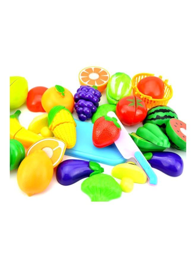 NIBEMINENT Fruits & Vegetables Pretend Play Kitchen Toy 15x8x12cm - Image 5