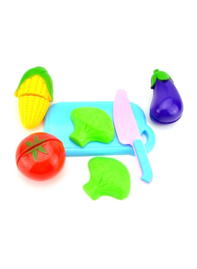 NIBEMINENT Fruits & Vegetables Pretend Play Kitchen Toy 15x8x12cm - Image 2