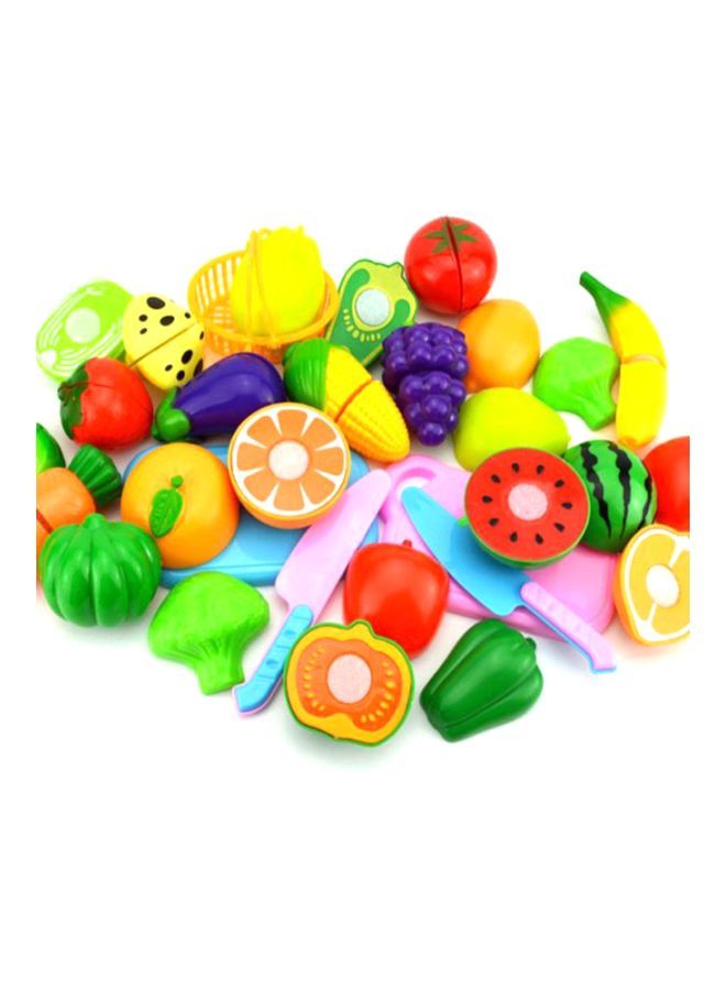 NIBEMINENT Fruits & Vegetables Pretend Play Kitchen Toy 15x8x12cm - Image 4