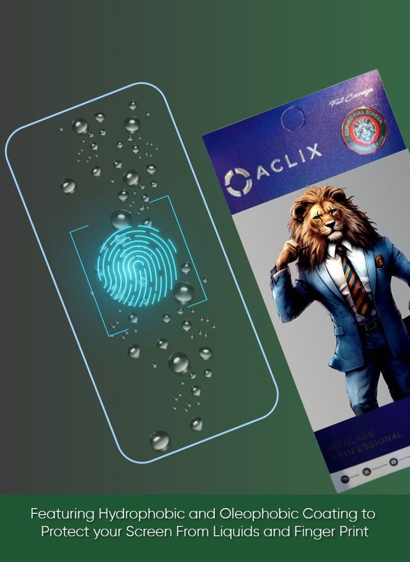 ACLIX Antistatic ESD Dustproof Premium Quality High Definition Clear Tempered Glass Screen Protector Designed For Xiaomi Redmi Note 13 - Image 3