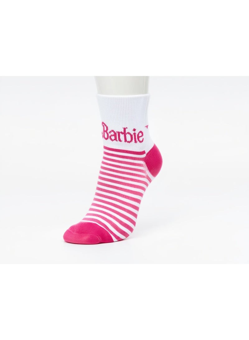 Barbie 3 PAIRS | BARBIE ANKLET SOCKS 78% COTTON| 18% POLYESTER | 4% ELASTANE - Image 4