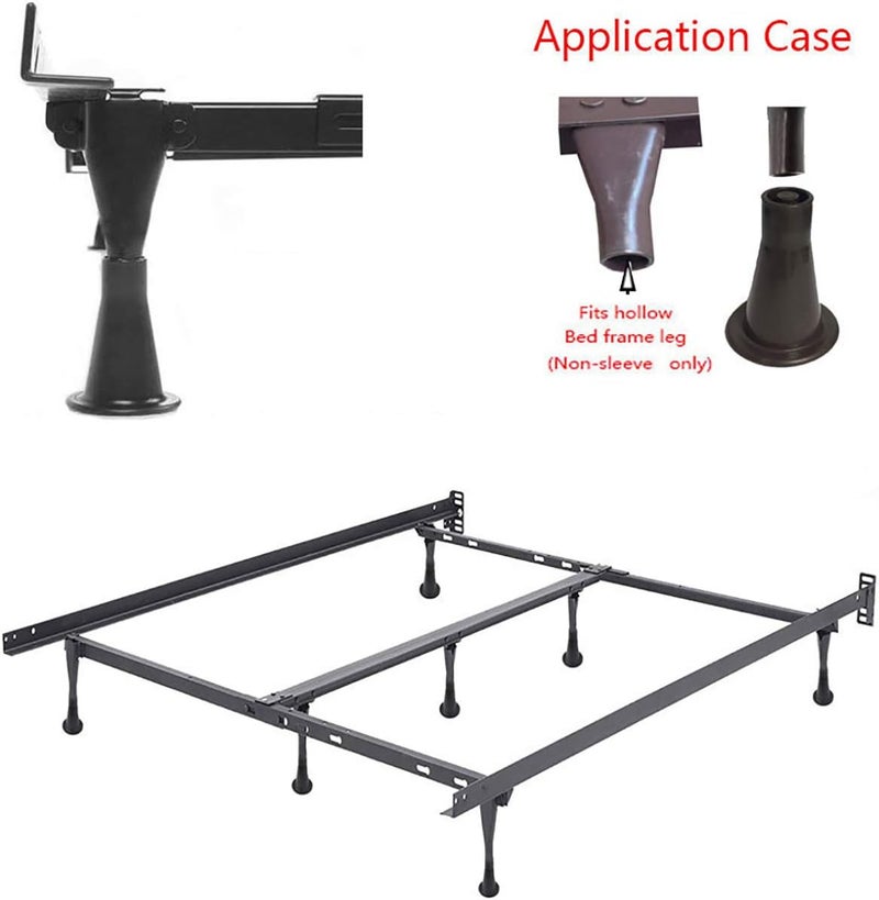 CAFORO Bed Frame Feet That Replace Your Wheels. Replacement Feet Allow Your Bed to Be Stationary Without Damaging Your Floor (Set of 4) - Image 3