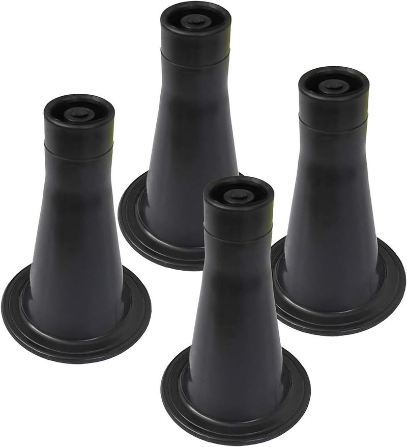 CAFORO Bed Frame Feet That Replace Your Wheels. Replacement Feet Allow Your Bed to Be Stationary Without Damaging Your Floor (Set of 4) - Image 1