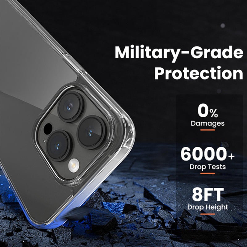 erorex For Iphone 15 Simple Clear Pc Phone Case(Transparent) - Image 4