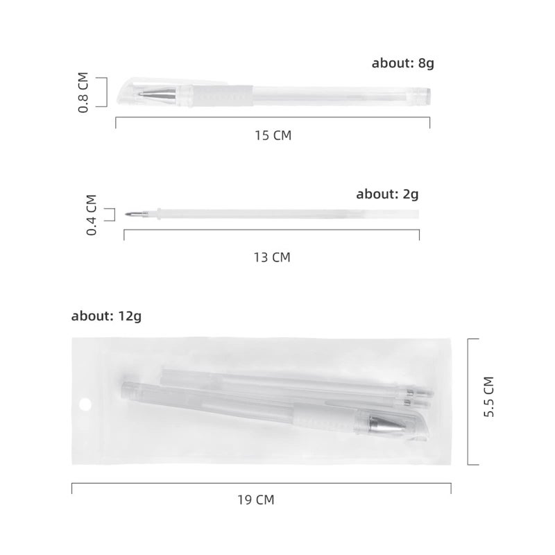 TEONEI Eyebrow microblading Marker Pen,Skin Marker Pen,Eyebrow Permanent Makeup Position Mapping Mark Tools (White) - Image 5