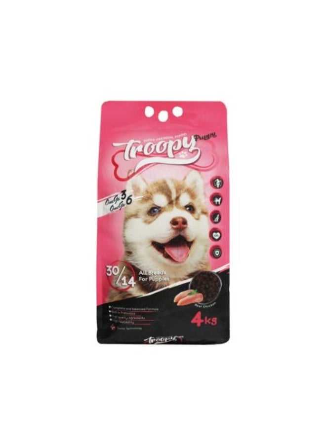 Troopy Puppy Dog Dry Food 4kg