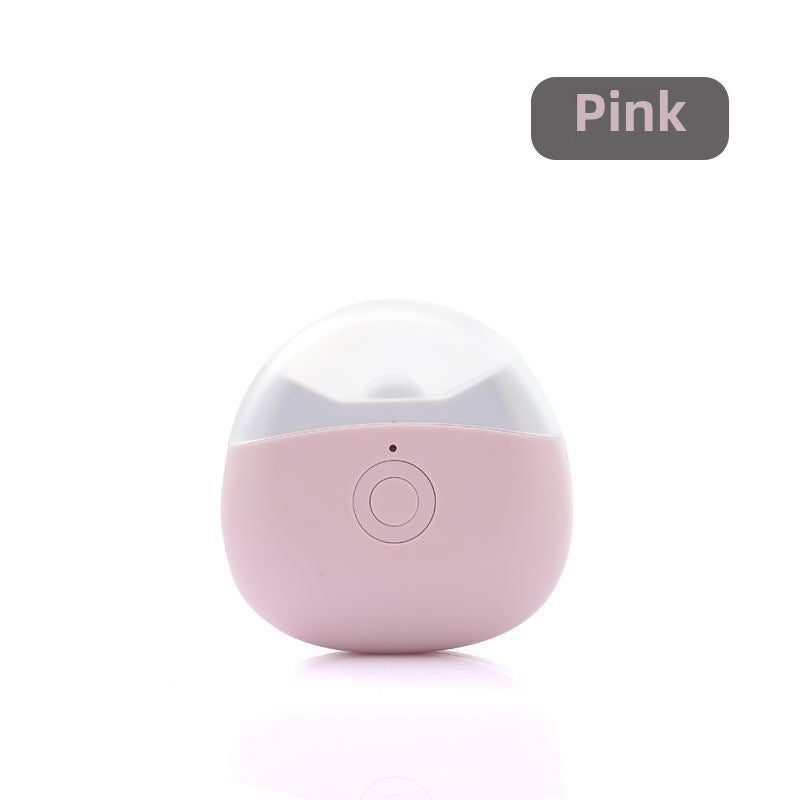 إسكدنيا Mini Electric Nail Clipper High-Quality Ultra-Quiet with Light Rechargeable Manicure Pink