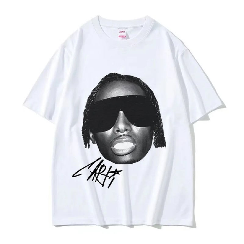 Rapper Playboi Carti Signature Men Cool Hip Hop Retro Style Street T-Shirt - Image 1