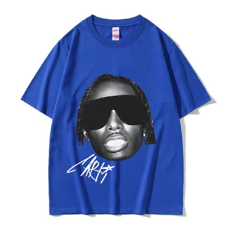 Rapper Playboi Carti Signature Men Cool Hip Hop Retro Style Street T-Shirt - Image 3