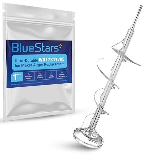 BlueStars Ultra-Durable WR17X11705 Ice Maker Auger Replacement - Compatible with G.E Hot.Point Refrigerators - Replaces WR17X11939 PS1018130 AP3849786 AP3672963 - Image 1