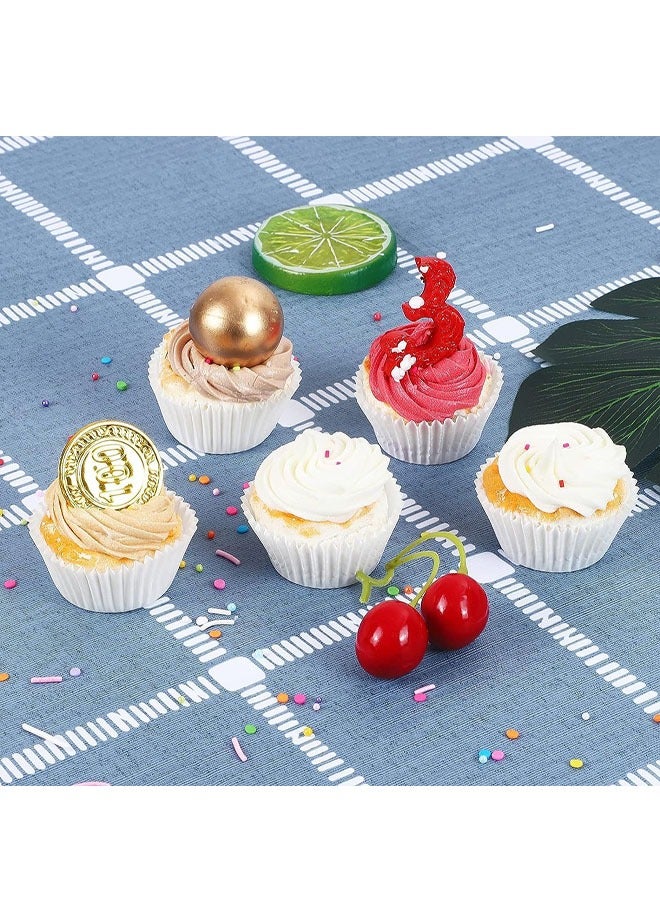500 Count Mini Cupcake Liners White Muffin Liners Greaseproof No Smell Small Cupcake Wrappers Baking Cups  - Image 3